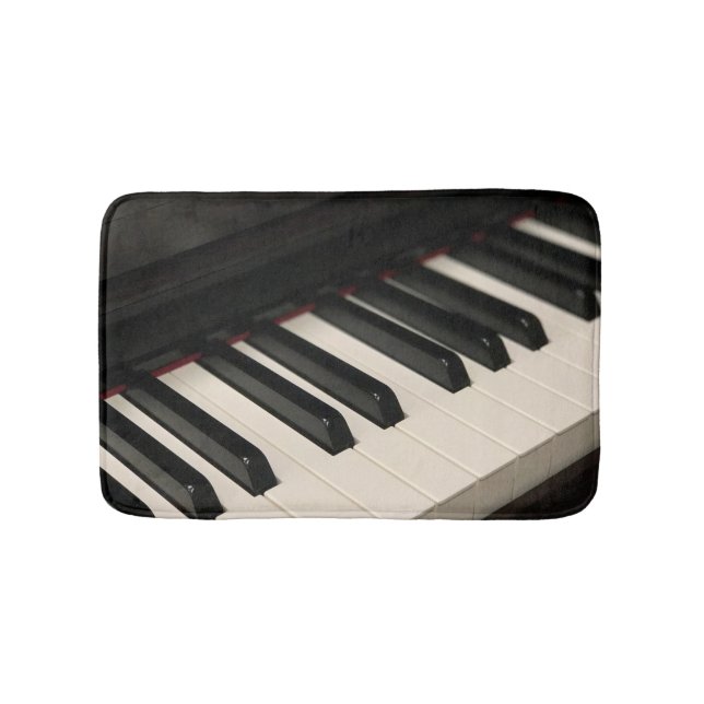 Tapis De Bain Conception de piano cool (Devant)