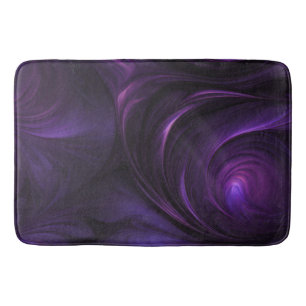 Tapis De Bain Conception de torsion violette foncée