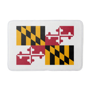 Tapis De Bain Conception du drapeau de l'État du Maryland