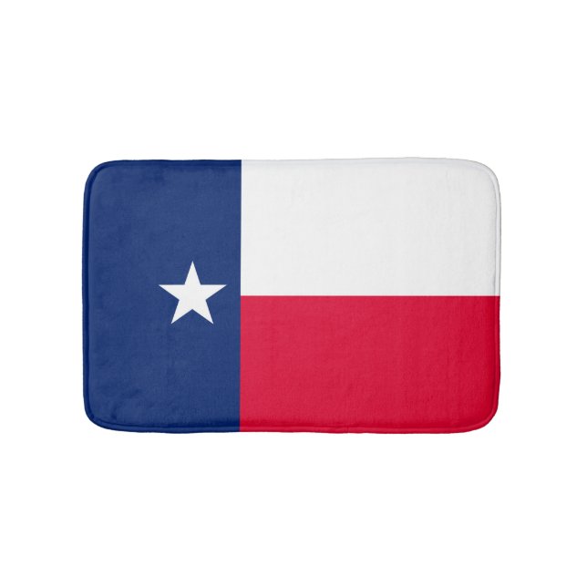 Tapis De Bain Conception du drapeau de l'État du Texas (Devant)
