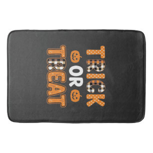 Tapis De Bain Conception vectorielle de citrouille Halloween Tri