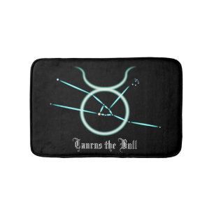 Tapis de bain constellation du zodiaque Taureau