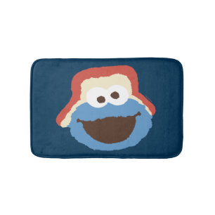 Tapis De Bain Cookie Monster Woodland Face