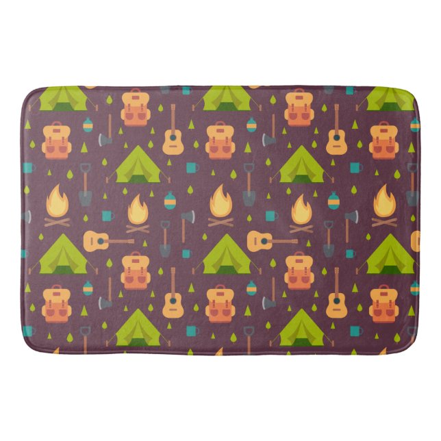 Tapis De Bain Cool Camping Motif Outdoorsdesign (Devant)