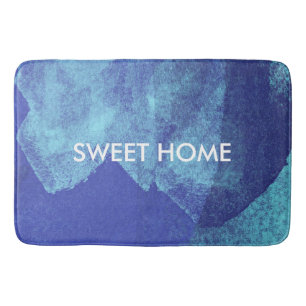 Tapis De Bain Cool moderne abstrait peinture design art