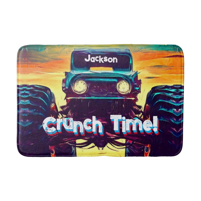 Tapis De Bain Cool Monster Truck Cruntime (Devant)