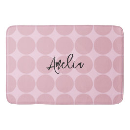 Tapis De Bain Coquette rose personnalisée Cadeaux de filles