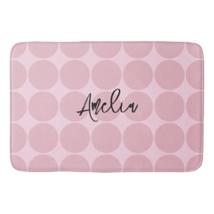 Tapis De Bain Coquette rose personnalisée Cadeaux de filles