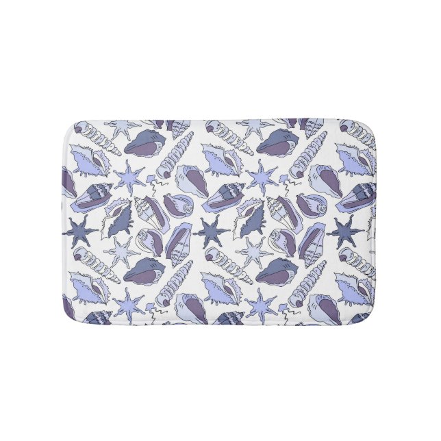 Tapis De Bain Coquillages de Lavendar (Devant)