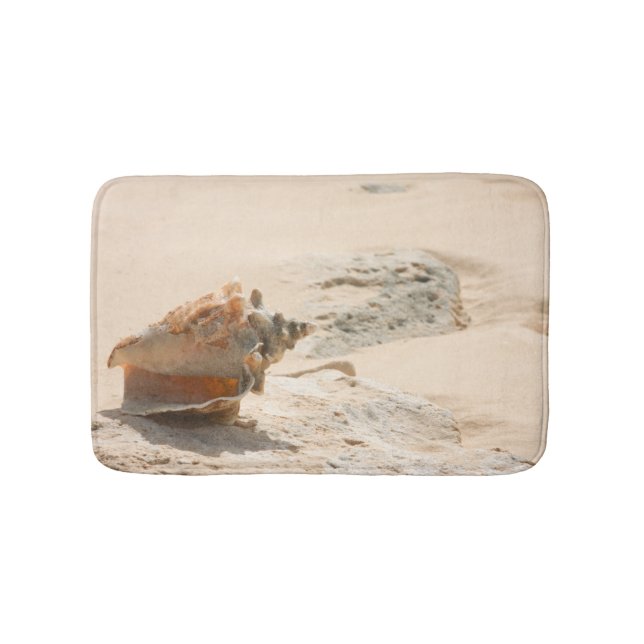 Tapis De Bain Coquilles de mer sur la plage (Devant)