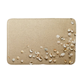 Tapis De Bain Coquilles de mer sur le sable