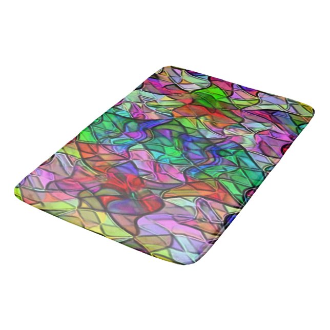 Tapis De Bain Cordes croisées cachées par un tissu d'auvent colo (Angle)