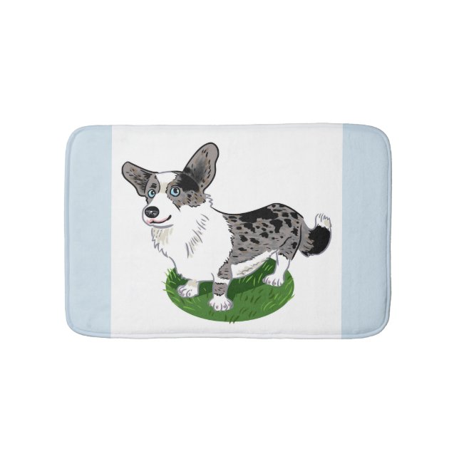 Tapis De Bain Corgi Adorable  (Devant)