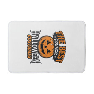 Tapis De Bain Costume de Halloween politique Citrouille Vintage