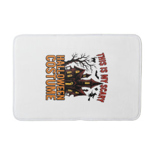 Tapis De Bain Costume Halloween effrayant Maison hantée Vintage