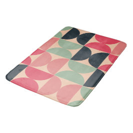 Tapis De Bain Coucher de soleil moderne du milieu du siècle