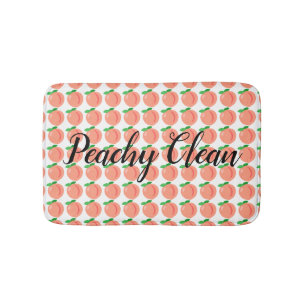 Tapis De Bain Couleur pêche nettoyez
