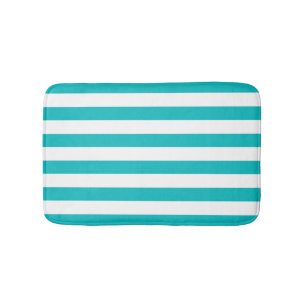 Tapis De Bain Couleurs et bandes blanches modifiables