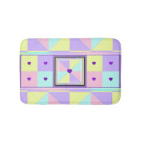 Couleurs pastel & coeurs violets battre