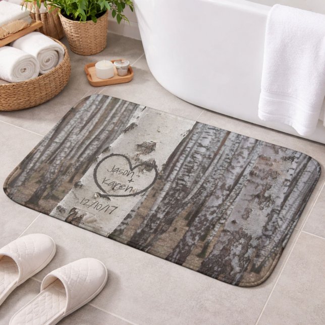 Tapis De Bain Country Rustic Carved (Créateur téléchargé)