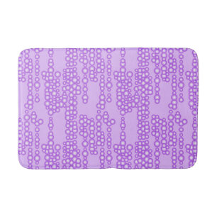 Tapis De Bain Courant des bulles, nuances de lavande