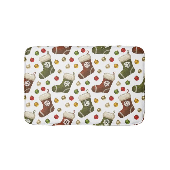 Tapis De Bain Couronnes de Noël (Devant)