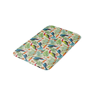 Tapis De Bain Couvert de Toucan Tropical