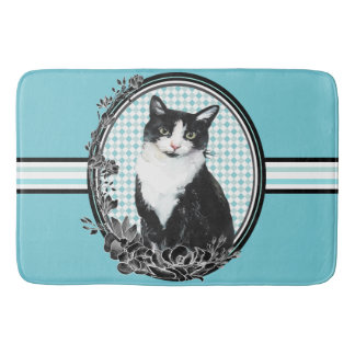 Tapis De Bain Couverture bleuâtre de salle de bains d'amoureux