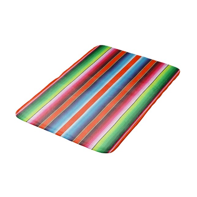 Tapis De Bain Couverture traditionnelle de Mexicain de fiesta de (Angle)