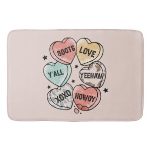 Tapis De Bain Cowboy Love - Western Hearts