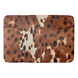 Tapis De Bain Cowboy noir Brown occidental