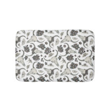 Crâne animal gothique avec fleurs Motif