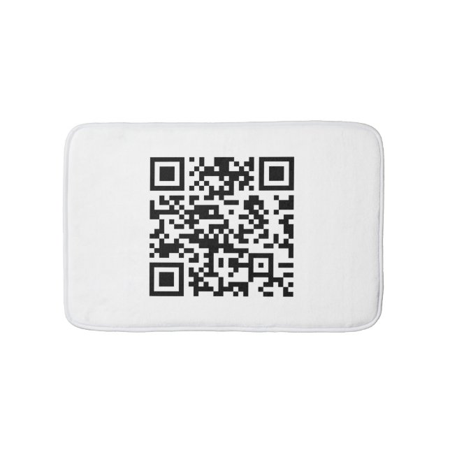 Tapis De Bain Création instantanée de code QR (en entrant votre  (Devant)