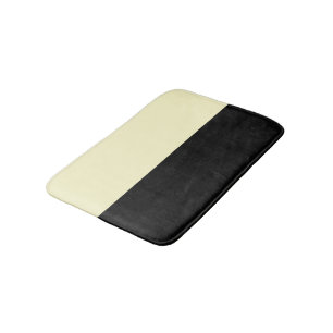 Tapis De Bain Crème et noir