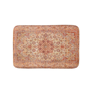 Tapis De Bain Crème pourrie brune de Perse Tan 
