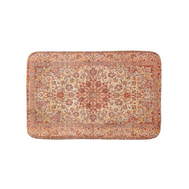 Tapis De Bain Crème pourrie brune de Perse Tan  (Devant)