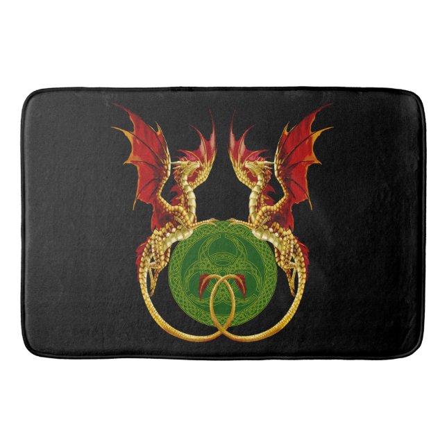 Tapis De Bain Crescent Céleste Lune Et Dragons (Devant)