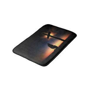 Tapis De Bain Croix de crucifixion Jésus-Christ