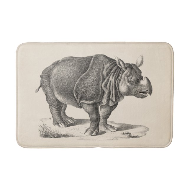 Tapis De Bain Croquis Brodtmann Rhinoceros (Devant)