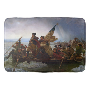 Tapis De Bain Crossing Delaware 1776 : Général George Washington