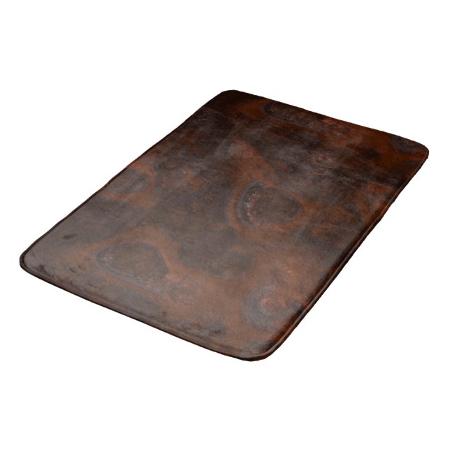 Tapis De Bain Cuivre et rouille (Angle)