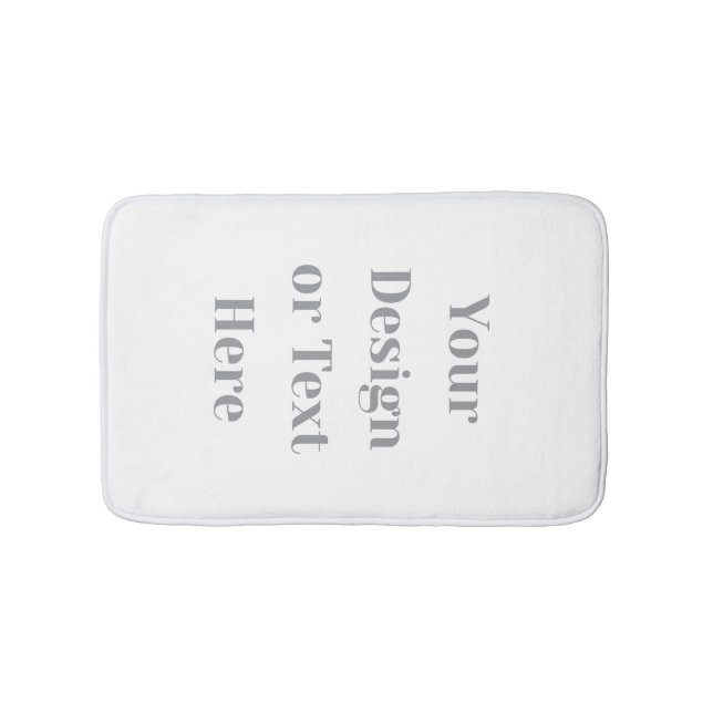 Tapis De Bain Customizable Your Design or Text Here Personalized (Devant)