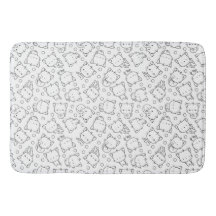 Cute chatons et pois noir et blanc