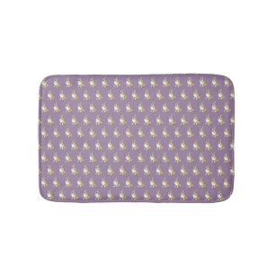 Tapis De Bain Cute Corgi Motif de chien sur Violet Arrière - pla