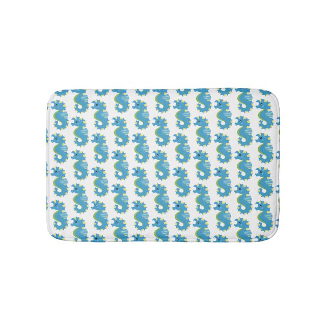 Tapis De Bain Cute créature marine - Seahorse (Devant)