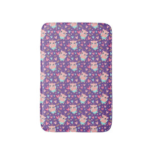 Tapis De Bain Cute Cupid Cochon Whit Hearts Motif