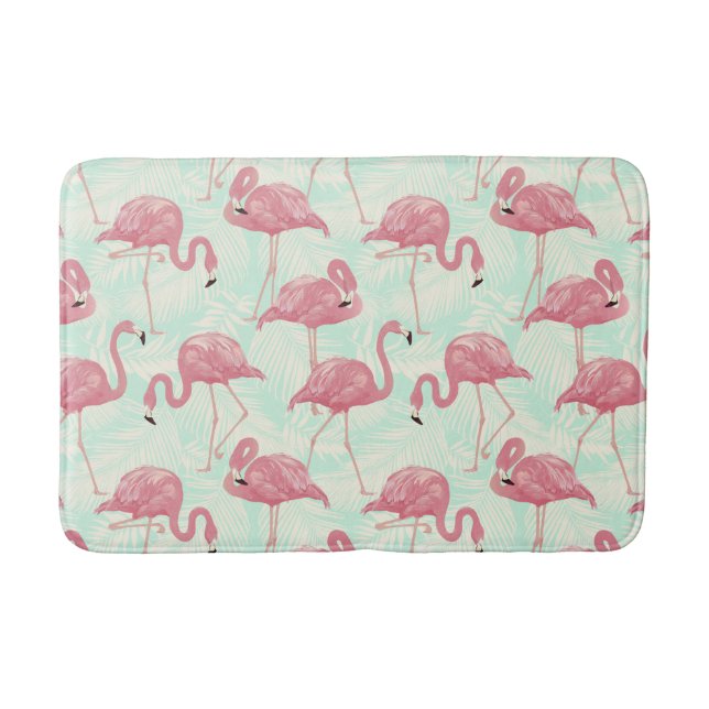 Tapis De Bain Cute Flamingo Pattern nattes de bain (Devant)