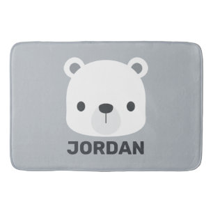 Tapis De Bain Cute Little Polar Bear