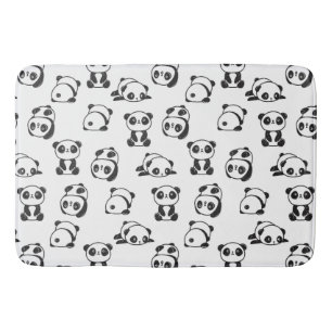 Tapis De Bain Cute Pandas Motif