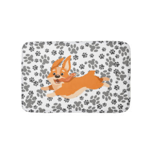 Tapis De Bain Cute Pembroke Welsh Corgi